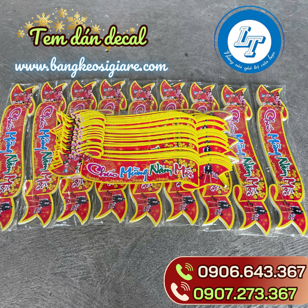 Mua sỉ tem dán chúc mừng năm mới Mua sỉ tem dán chúc mừng năm mới