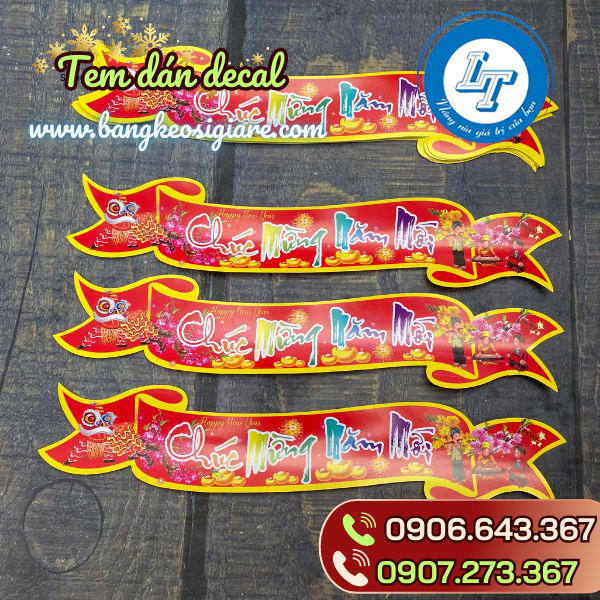 Mua sỉ tem dán chúc mừng năm mới Mua sỉ tem dán chúc mừng năm mới