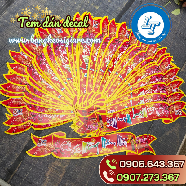 Mua sỉ tem dán chúc mừng năm mới Mua sỉ tem dán chúc mừng năm mới