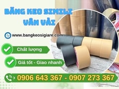 Băng keo simili vân vải nhiều màu giá sỉ