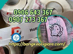 Nhận in băng keo logo giá sỉ rẻ theo yêu cầu