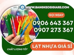 Lạt nhựa nhiều kích thước giá sỉ dùng cột hàng và bó dây điện