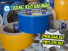 Băng keo vải màu chất lượng, mua sỉ giá rẻ