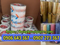 Địa chỉ lấy sỉ băng keo dán thùng đóng gói sản xuất