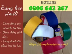 Xưởng băng keo simili giá rẻ cho doanh nghiệp