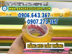 Nhà sản xuất băng keo dán thùng giá sỉ phân phối rẻ toàn quốc
