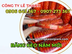 Mua băng keo chúc mừng năm mới - dán là thấy Tết