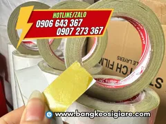 Bán giá sỉ băng keo 2 mặt vàng đậm, vàng nhạt keo bám dính