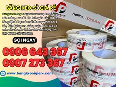 In băng keo thương hiệu riêng giá sỉ rẻ