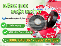 Băng keo cao su non Nitto No.15 chống nước cách điện giá sỉ