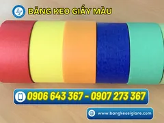 Cung cấp băng keo giấy màu bám dính giá sỉ & lẻ