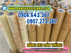 Nhận báo giá các loại băng keo dán thùng năm 2024