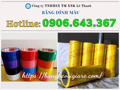 BĂNG DÍNH MÀU UY TÍN, ĐA DẠNG SẮC MÀU