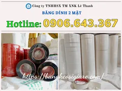 CÁC LOẠI BĂNG DÍNH 2 MẶT GIÁ RẺ ĐANG SỬ DỤNG NHIỀU
