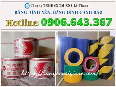 NHÀ CUNG CẤP BĂNG DÍNH NỀN, BĂNG DÍNH CẢNH BÁO TPHCM