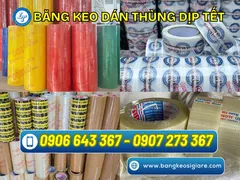 Top 5 loại băng keo dán thùng được chuộng nhất dịp Tết