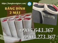 Đại lý bán sỉ băng dính 2 mặt trắng nước