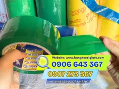 Băng dính màu dán thùng, đóng gói giá rẻ