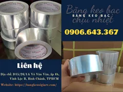 NƠI SẢN XUẤT BĂNG KEO BẠC CHỊU NHIỆT