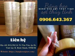 BĂNG DÍNH SỢI THỦY TINH DÁN CHẮC CHẮN, GIÁ TỐT TPHCM