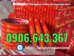 GIÁ SỈ BĂNG KEO CHÚC MỪNG NĂM MỚI KHỔ 1F2, 2F4