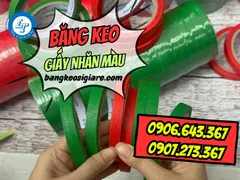 Chuyên sản xuất băng keo giấy màu phân phối giá sỉ