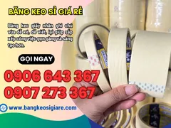 Xưởng phân phối băng keo giấy nhăn ghi chú giá sỉ