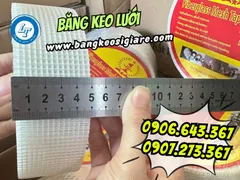 Giá băng keo lưới thạch cao thi công trần
