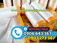 Phân phối sỉ băng keo nilon che sơn, che bụi có keo dính 1 đầu