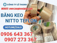 Băng keo Nitto Teflon chịu nhiệt giá sỉ dán máy ép nhiệt