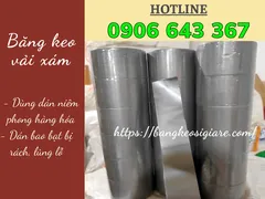 Cơ sở chuyên cung cấp băng keo vải xám độ dính cao