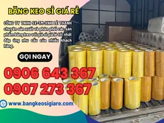 Công ty cung cấp băng keo sỉ giá rẻ tận xưởng tại TP.HCM