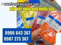 Dây thít nhựa 100 sợi nhiều size giá sỉ