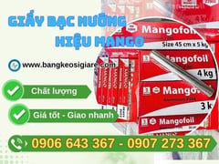 Giấy bạc nướng thực phẩm hiệu mango nhiều trọng lượng giá sỉ