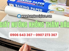 Giấy nến nướng bánh không thấm dầu giá sỉ, dễ sử dụng