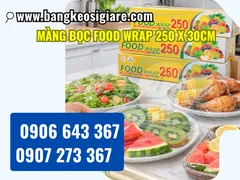Giá 1 thùng 10 cuộn màng bọc thực phẩm Food Wrap 250 x 30cm