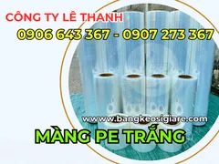Màng pe trắng khổ 10cm, 25cm, 50cm giá sỉ