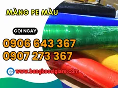 Giá sỉ màng pe màu 50cm quấn hàng, quấn pallet