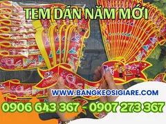 Cung cấp sỉ mẫu tem chúc mừng năm mới cho mùa Tết