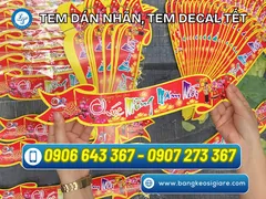 Cơ sở in tem tết, tem decal chúc mừng năm mới giá sỉ rẻ