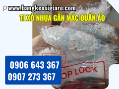 Ti xỏ nhựa, đạn xỏ nhựa treo nhãn mác giá sỉ