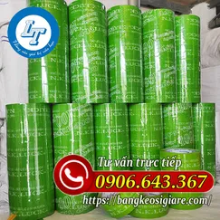 BĂNG KEO IN LOGO NỀN MÀU