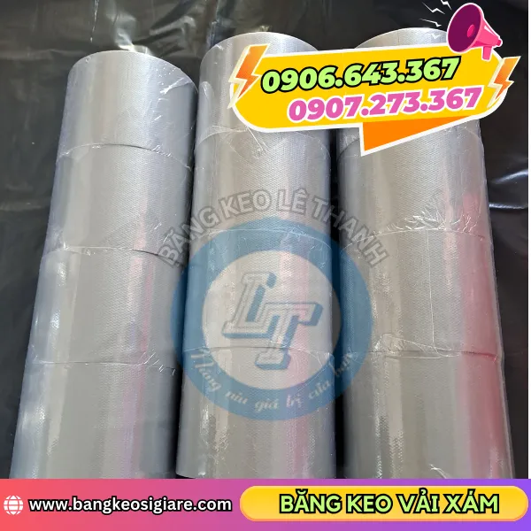 BĂNG KEO VẢI XÁM