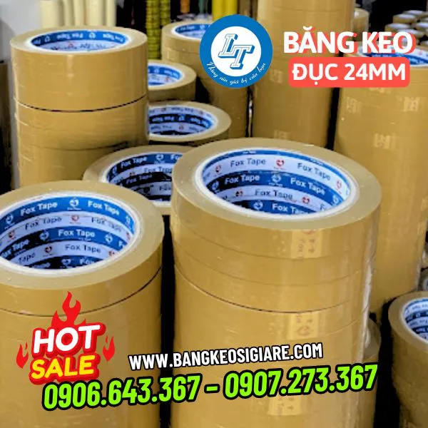BĂNG KEO ĐỤC 2.4CM