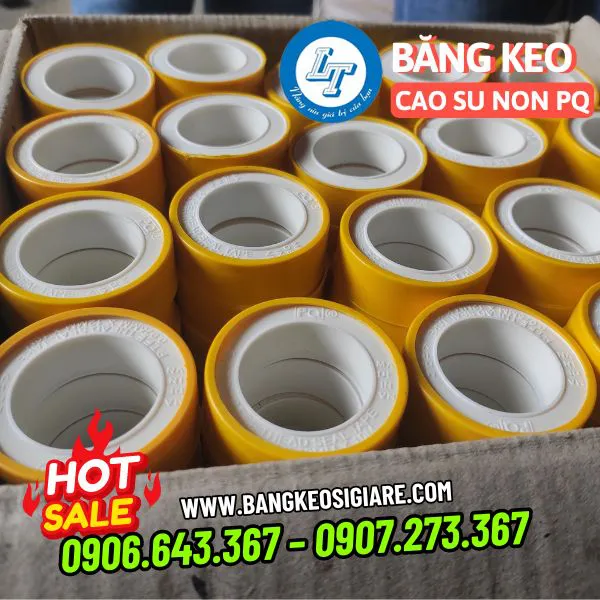 BĂNG KEO CAO SU NON PQ