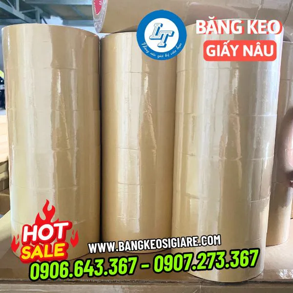 BĂNG KEO GIẤY NÂU