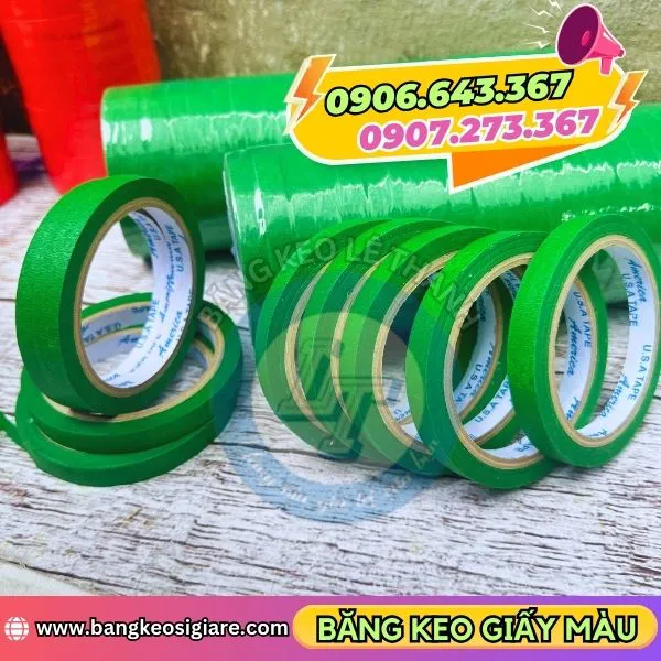 BĂNG KEO GIẤY MÀU