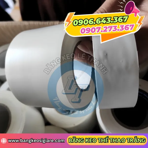 BĂNG KEO ĐÁ BANH MÀU TRẮNG