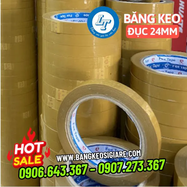 BĂNG KEO ĐỤC 2.4CM