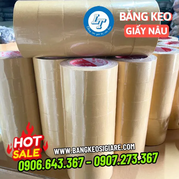 BĂNG KEO GIẤY NÂU